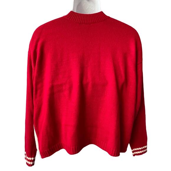 Hooked Up # SQUAD GOALS Keyhole Ugly Christmas Sweater Size Large - Picture 4 of 5